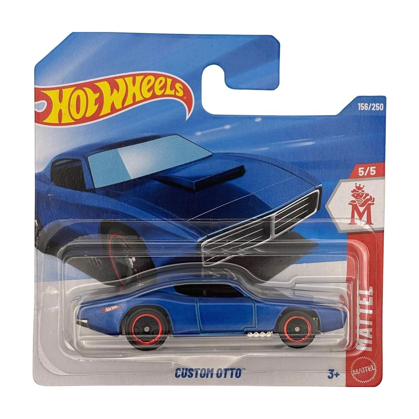 Базовий автомобіль Hot Wheels Custom Otto, синій металік, від 3 років, 11*3.5*11 см (5785)