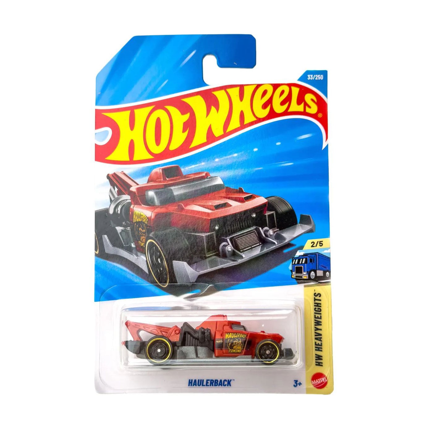 Базовий автомобіль Hot Wheels Haulerback, червоно-чорний, від 3 років, 11*3.5*11 см (5785)