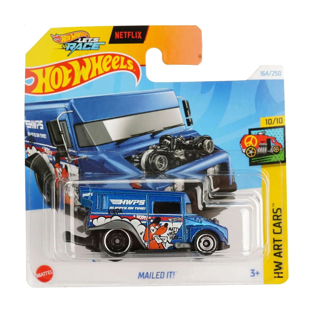 Базовий автомобіль Hot Wheels Mailed It, синій, від 3 років, 11*3.5*11 см (5785)