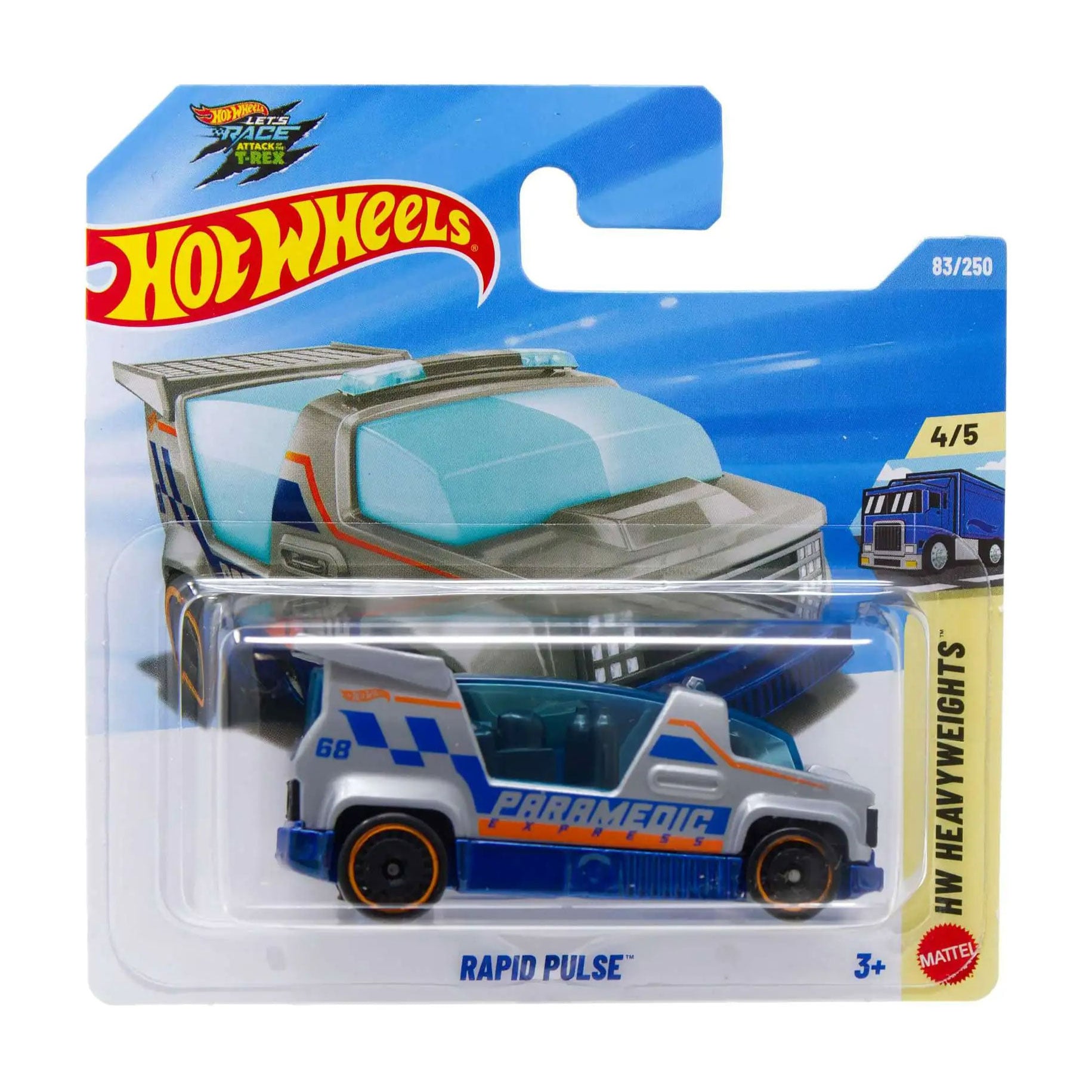 Базовий автомобіль Hot Wheels Rapid Pulse, сіро-синій, від 3 років, 11*3.5*11 см (5785)